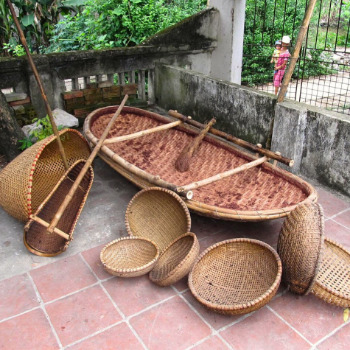 ODM ODM Natural Bamboo Decorative Bamboo Boats For Wholesale Good Price Customized Packaging Vietnam Manufacturer Decoration 3