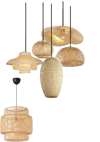 Bamboo Lampshade 02 T  2