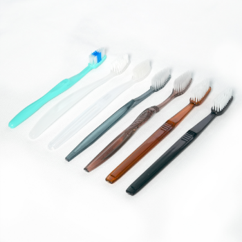 Toothbrush For Hotel From Vietnam Manufacturer Soft Toothbrush For Adult Travel Kit Toothbrush Three Sided PET Finger Refillable 2