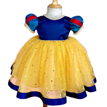 Disney Dress Snow White Beaded Dress Girl's Clothing Girls Dresses Princess High Quality Factory Price OEM ODM Service Made In Vietnam 4