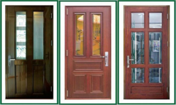 Door Villa Wooden Furniture Wood Double Door Designs with Natural Finished Solid Wholesale Exterior Modern Wood Frames Classic 5