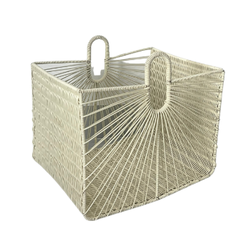 High Quality Storage Baskets Set Of 3 Rectangular Oval Handles Binh An Thinh Handicraft OEM ODM Service Made In Vietnam 4