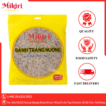 Fast Delivery Vietnamese Sesame Rice Paper 5 Pieces Per Box Food Eat Snacks White No Cooking for Adults Dried,dried Tasteless Bag Packaging 1