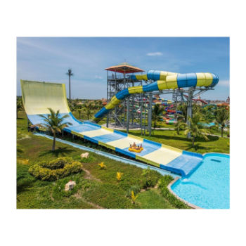 Boomerango Water Slide Park Variety Anti Ultraviolet Using For Water Park ISO Packing In Carton Asian Manufacturer 3