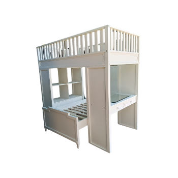 Loft Bed For Twin Over Full Bed Wooden Hardwood Top Sale Modern For Sale Kids Ready Export Worldwide From Vietnam Manufacturer 4