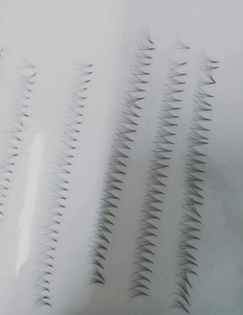 5D Eyelash Eyelash Extension Fans Mister Wholesale Semi-Hand Made Using For Personal Care Carton Box Plastic Wrap 3