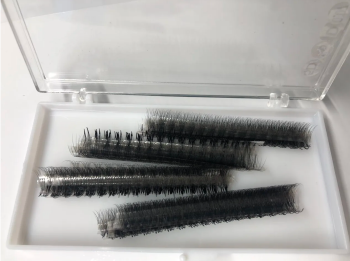 Camellia 6D Fans Premade Fans Loose Good Price 1000 Fans Synthetic Hair Semi-Hand Made C, CC, D, U Curl Custom Packing From Vietnam 
