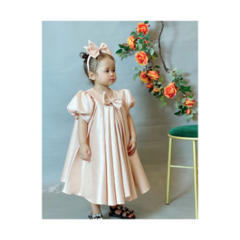 Daily Girls Dresses Girls Party Dresses Wholesale Luxury Using For Baby Girl Pack In Plastic Bag Vietnam Manufacturer