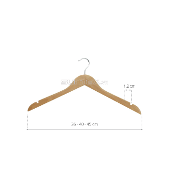 Wood Hanger Customized Packaging Hanger For Clothes Hanger Suntex Company Color Professional Team Natural Vietnam Manufacturer 4