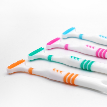 Kids' Tongue Cleaner Toothbrush Kids Toothbrush Soft Children Toothbrush PET Finger Refillable Unique From Vietnam Manufacturer 2