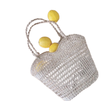 Rattan Bag High Quality Water Hyacinth Bag For Gift Classic Style Light Brown Color From Vietnam Manufacturer 2