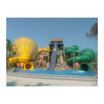 Commercial Cyclones Water Slide High Quality Alkali Free Glass Fiber Using For Water Park ISO Packing In Carton From Vietnam 8