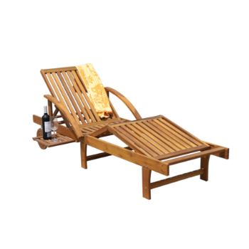 Outdoor Furniture Swimming Pool Chair Sun Lounger Wooden Sun Loungers Modern Style Factory Price Vietnam Manufacturer 7