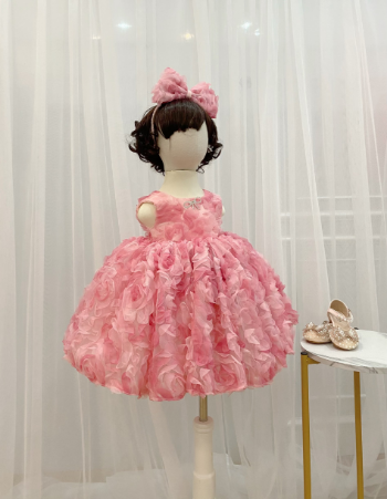 Hot Selling Daily Girls Dresses Daily Dress For Girl Wholesale New Design Using For Baby Girl Pack In Plastic Bag Vietnam Manufacturer 2