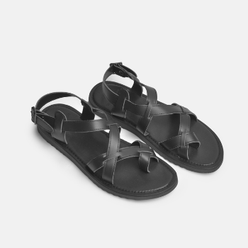 Customer Service Slipper Black Sandals For Men B21 Shoe Maker Hot sale Custom Design Men Beach Shoes From Vietnam Manufacturer 3