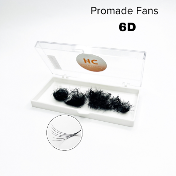 6D Promade 500 Fans full strip eyelashes Good price Handmade using for beauty pack in tray or box from Vietnam Manufacturer 1