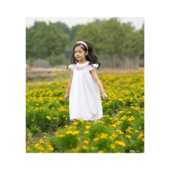 Girl's Dress with Chest Texture Flower Girl Dresses Good Quality Top Favorite Product Party Clothing Pretty Pattern 3