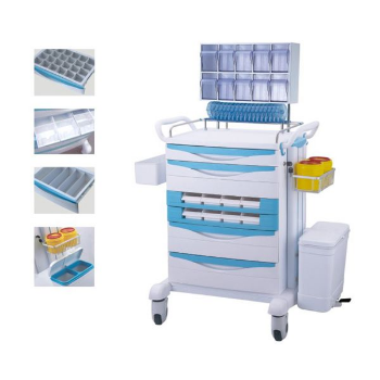 Anesthesia Cart Aluminum Alloy Multifunction Hospital Furniture Factory Direct Accessories Equipment Multiple Accessories 2