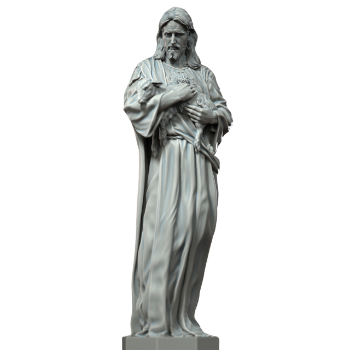 Good Quality Life Size The Jesus Statue White Marble Garden Statues OEM ODM Packed In Wooden Case From Vietnam Factory 4