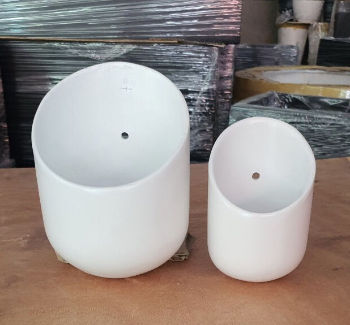 Satin White Hanging Pots Used With Flower And Green Plant Or Artificial Plant The High Quality Flower Pot Stand CV LW 100 2