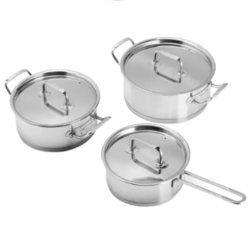 Stainless Steel Frypan Factory Price Appliances Layer Bottom Customized Packaging From Vietnam Manufacturer