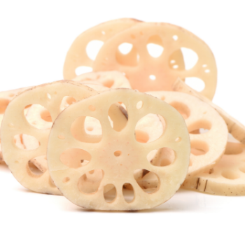 Delicious Top Selling Frozen Lotus Root IQF Sliced Shape November to February of next year Season 3