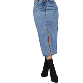 Top Seller long denim skirt ukay bales Color Fade Proof 91% Cotton Jean DressVietnamese Manufacturer 2