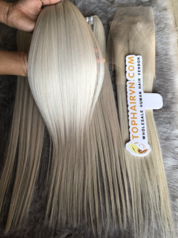 Human Hair Extension 100% Vietnamese Hair Tape Irovy Color Length 50cm Double Drawn Super High Quality Wholesale Price 6