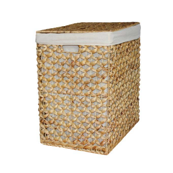 High Quality Water Hyacinth Hampers Floral Weaving And Rice Nut Lid Stocked Laundry Storage Water Hyacinth Customized 2