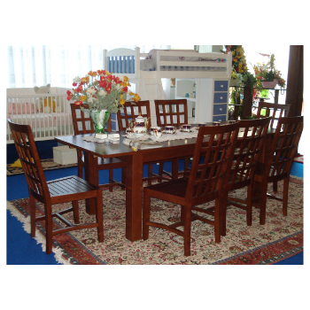 Factory Price Dinning Table Set With 6 8 10 Chairs Dining Room Furniture Table ODM & OEM Simple Luxury From Vietnam Manufacturer 3