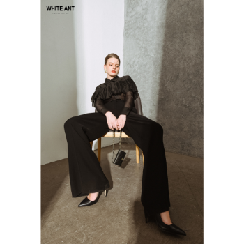 Wide Leg Pants Women Fast Delivery Soft And Smooth Formal Luxury Design Customized Packaging Made In Vietnam Manufacturer 6