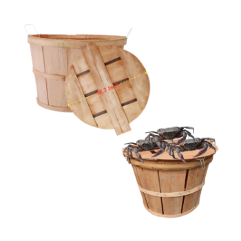 Hot Selling Fruit Basket Wood Clothes Dirty Laundry Basket Storage Baskets Bins Durable Eco-Friendly Material From Viet Nam 2