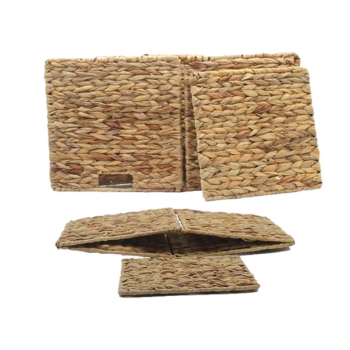 Vietnam Export Storage Container Hyacinth Flat Straps Basket Boat Shape from Vietnam Manufacturer  6