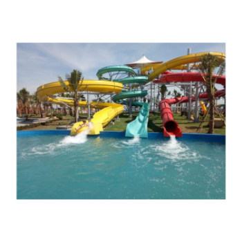 Pool Water Slide Good Price Eco-Friendly Materials Using For Water Park ISO Packing In Carton Made in Asian Manufacturer 3