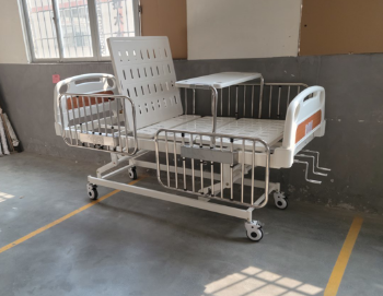 Three Cranks Manual Care Bed Patient Examination Bed Hospital Factory Price New Design Medical Surgery Hospital Equipment 4