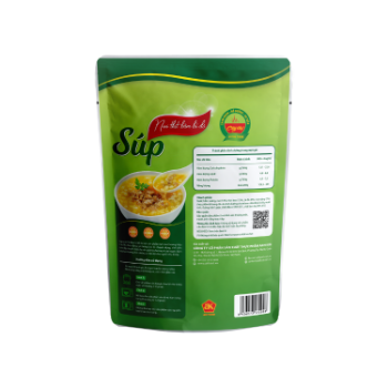 Grounded pork macaroni with squash soup Wholesale no added color ready to eat packing in bag Made in Vietnam Manufacturer 5