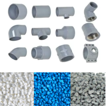 PVC Pipe Fittings PVC Plastic Granules OEM Anti UV Using For Many Purposes Quatest Packing In Bag From Vietnam Manufacturer 4