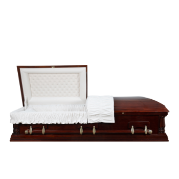 Elegant Wooden Casket Coffins And Caskets Factory Price Coffin Manufacturing OEM ODM Service Fast Delivery Vietnam Manufacturer 2