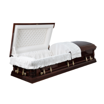 Elegant Wooden Casket Coffins And Caskets Factory Price Coffin Manufacturing OEM ODM Service Fast Delivery Vietnam Manufacturer 4