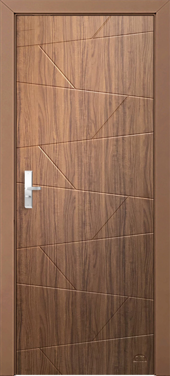 Exterior Home Office Furniture Plywood Veneer For Security Entry Exterior Door Lock Interior Doors MDF MDF Door Sliced Solid 2