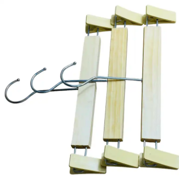 1.2Cm Non-Nail Export Standard Carton Wooden Clothes Hanger Good Price Oem For Clothes Made In Vietnam Manufacturer 3