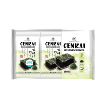 Roasted Seaweed Snack Green 12G Good Price Delicious Ready To Eat Dried Packed In Bag Top Favorite Snack 3