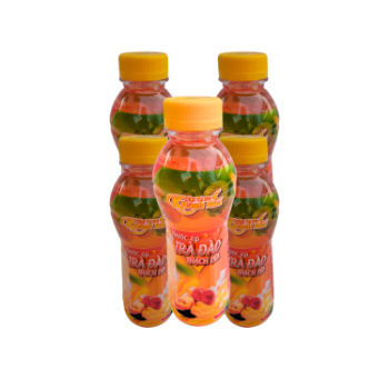 Wholesaler Coconut Jelly Peach Tea Juice Flavored Beverage Iso Packed In Box From Vietnam Factory