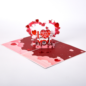 Holiday I Love You Card 3D Pop Up Unique Design Whole Unique Offset Printing Best Choice Good Price Customized From Vietnam 8