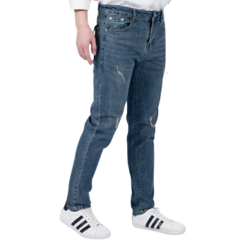 Skinny Jeans Men Fast Delivery Sustainable In-Stock Items 2% Spandex + 98% Cotton Button Fly Vietnam Manufacturer 4