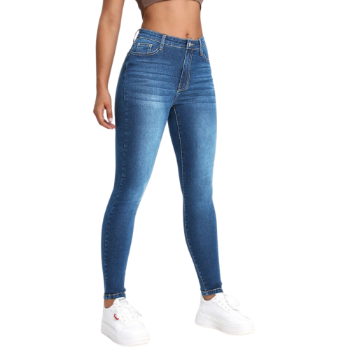 Top Seller Women'S Jeans Low Oem/Odm Service Polyester Casual style Full Length Jeans Made In Vietnam Supplier 2