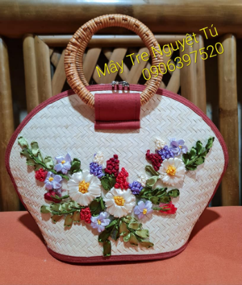 Best Item in Vietnam Travel Beach Woven Handbag Woven Shoulder Bag Beach Bag Crochet Knit Purse for Women Girl  From Manufacturer Vietnam 8