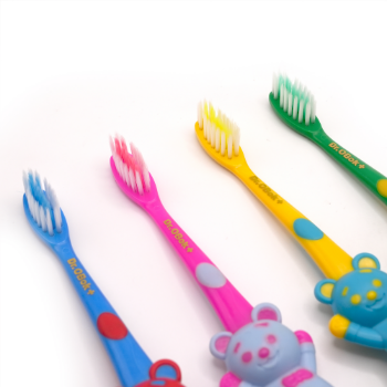 For Kid Baby Toothbrush Soft Hotel Toothbrush Wooden Three Sided PET Finger Toothbrush Kids From Vietnam Refillable Unique 2