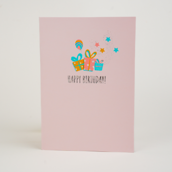 3D Pop Up Birthday Card Greeting Cards 3D Card Colorful Luxury Fast Delivery Art Paper Customized From Vietnam 3