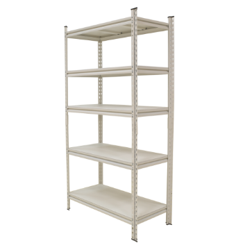 Boltless Shelving Racking Systems Industrial Warehouse Storage Rack Shelf Heavy Duty for Metal Original Black Cover White 6